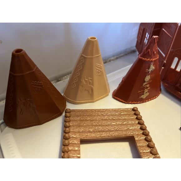 C1960s Vintage Multiple Div Miner Ind Plastic Western Building Façade + More - Picture 5 of 11